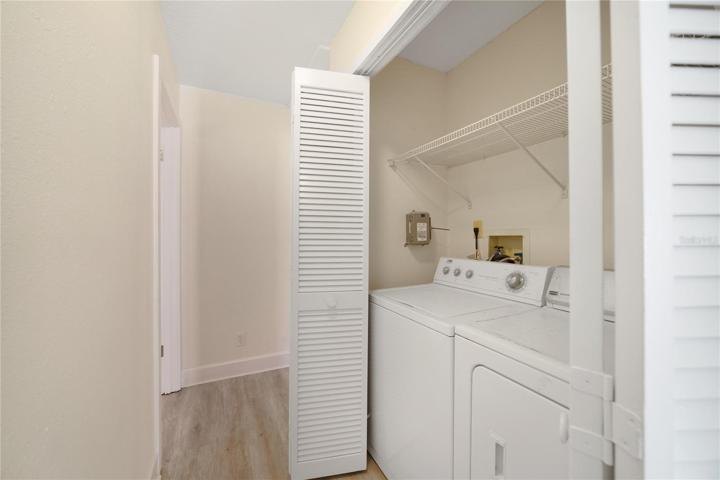 Laundry closet