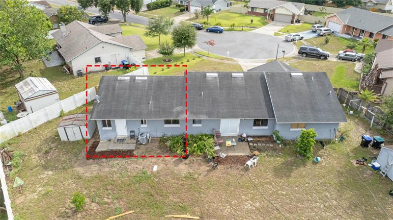 Aerial View of the in law suite