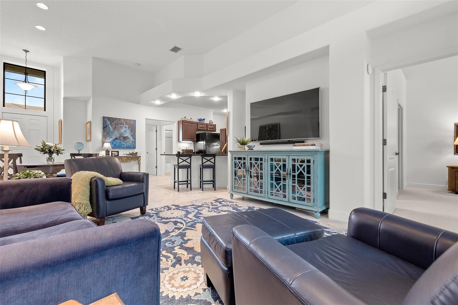 Open floor plan with High Ceilings