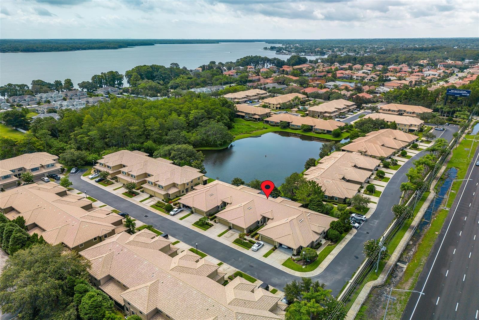 Tarpon Ridge Townhomes aerial view