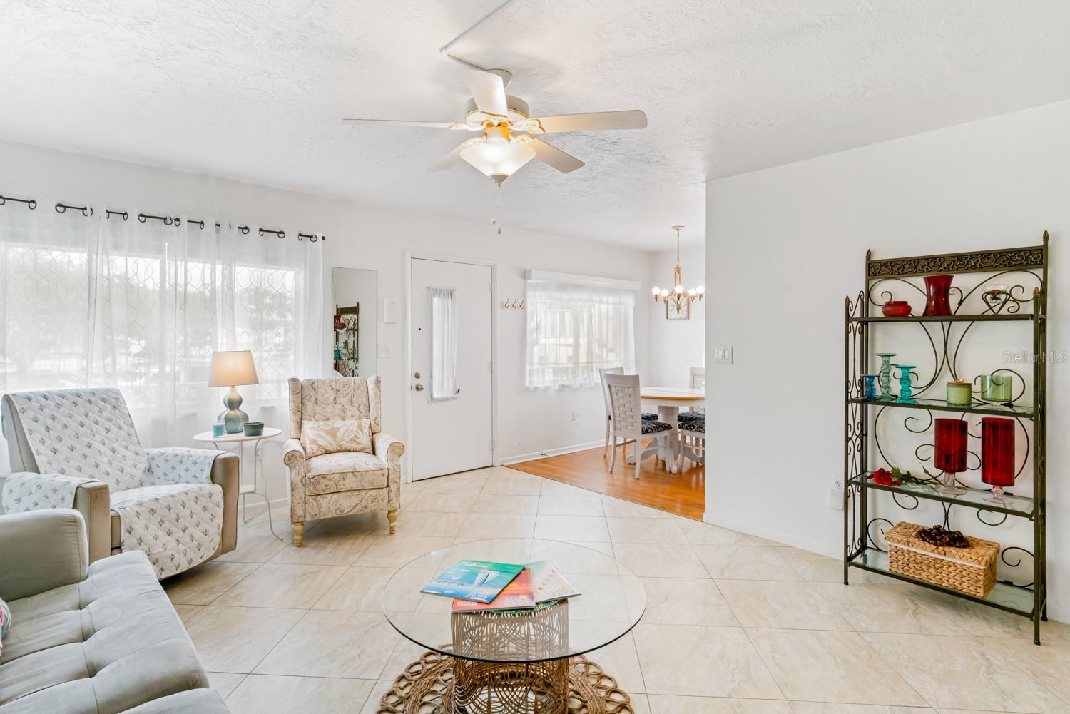 Living and dining area