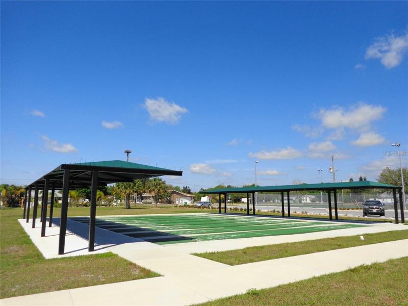Shuffleboard courts