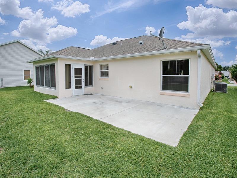 Rear Patio