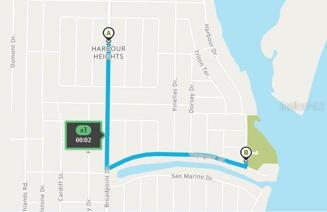 1 mile to Harbour Heights Park