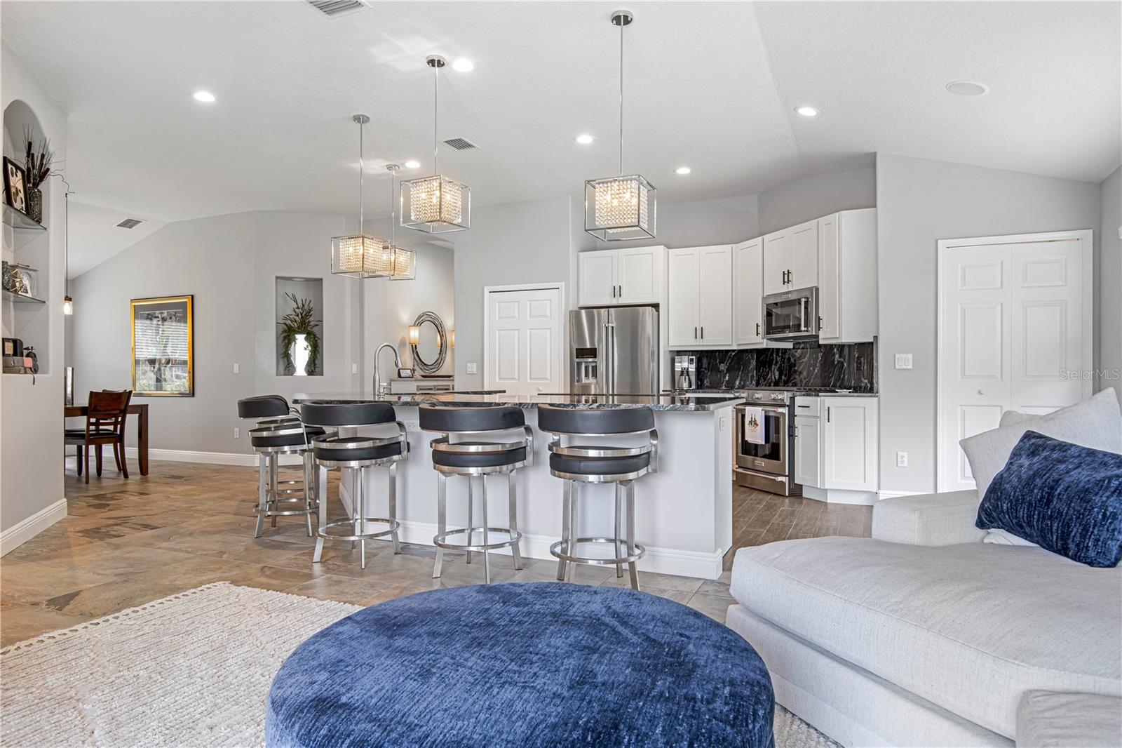 CHEFS KITCHEN/LIVING ROOM