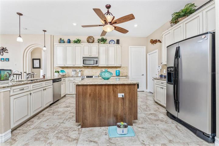 Open concept kitchen