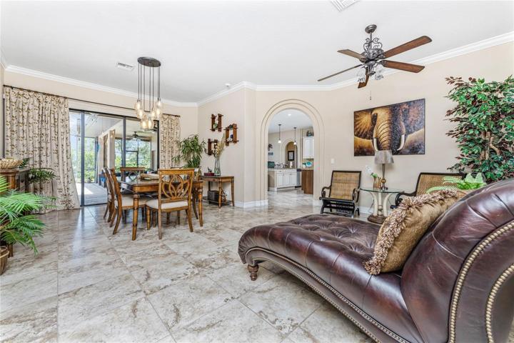 Formal dining room/living room combo