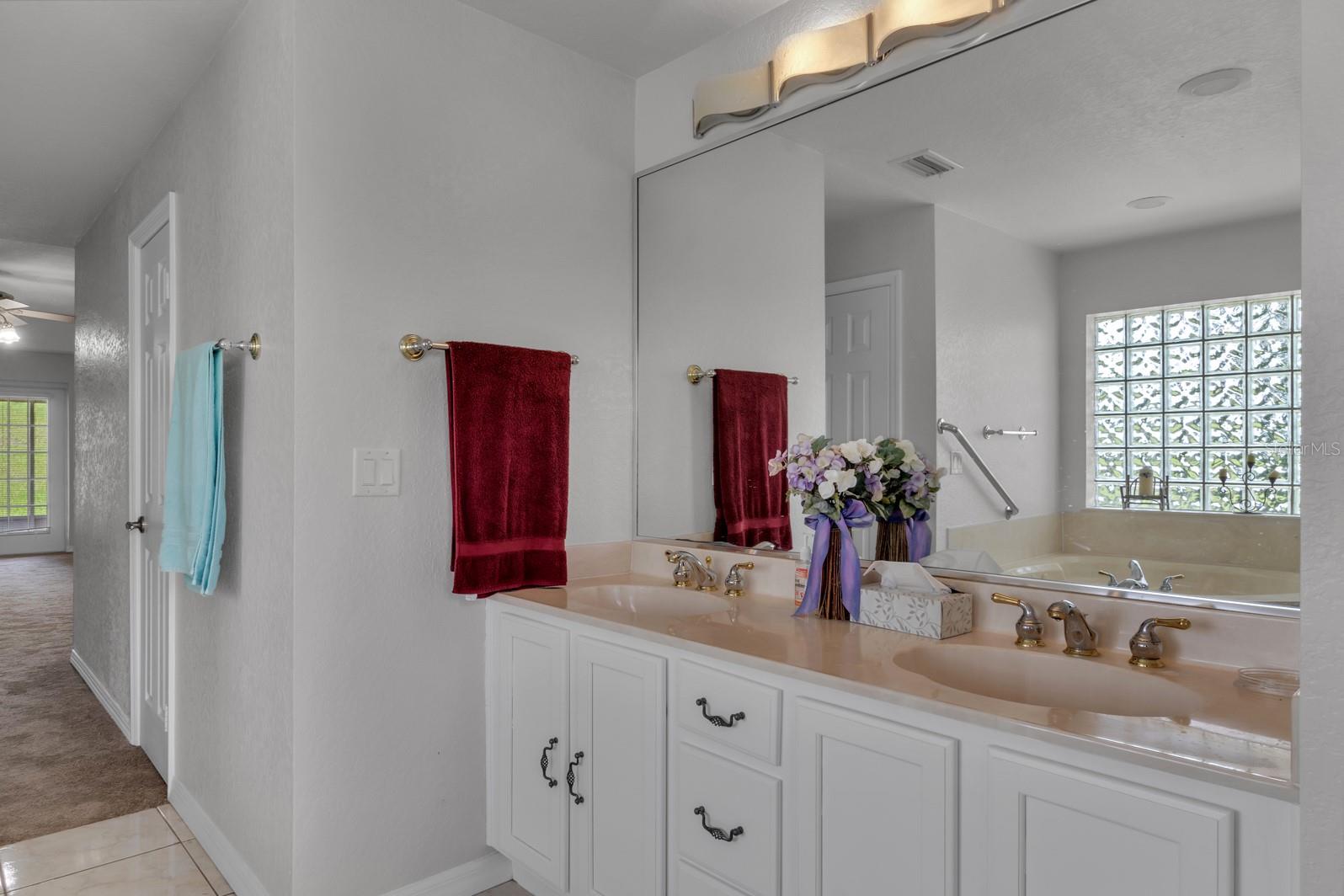 MASTER BATHROOM DOUBLE SINK