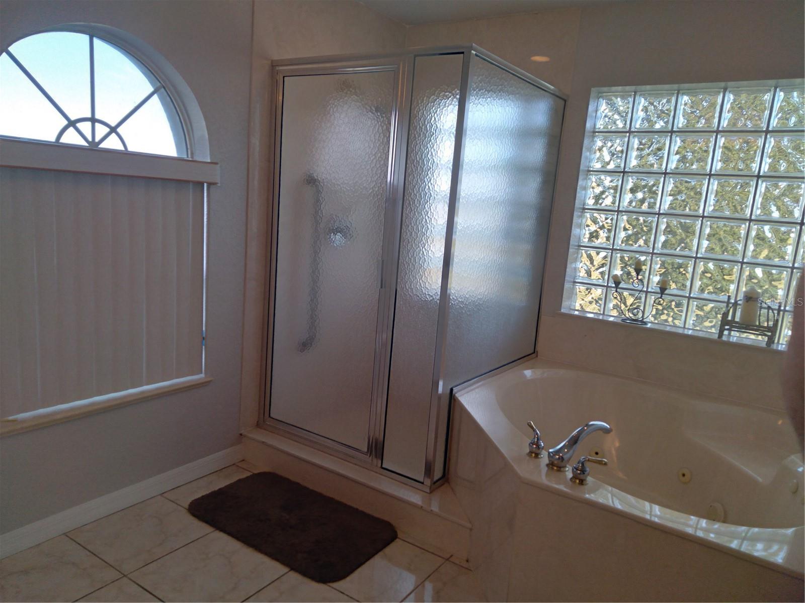 MASTER BATH W SHOWER AND TUB