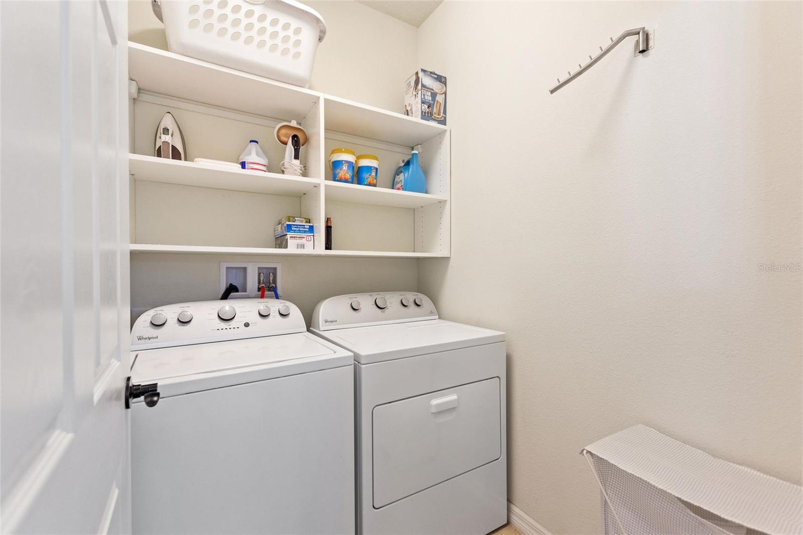 Built-ins over washer/dryer