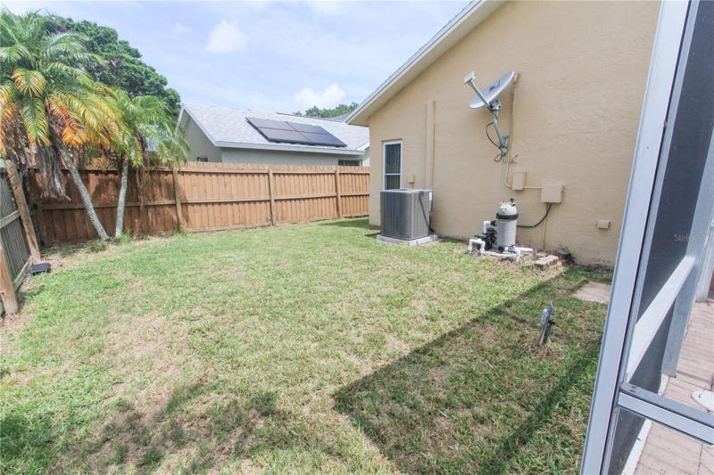 Enclosed Covered Patio leading to pool