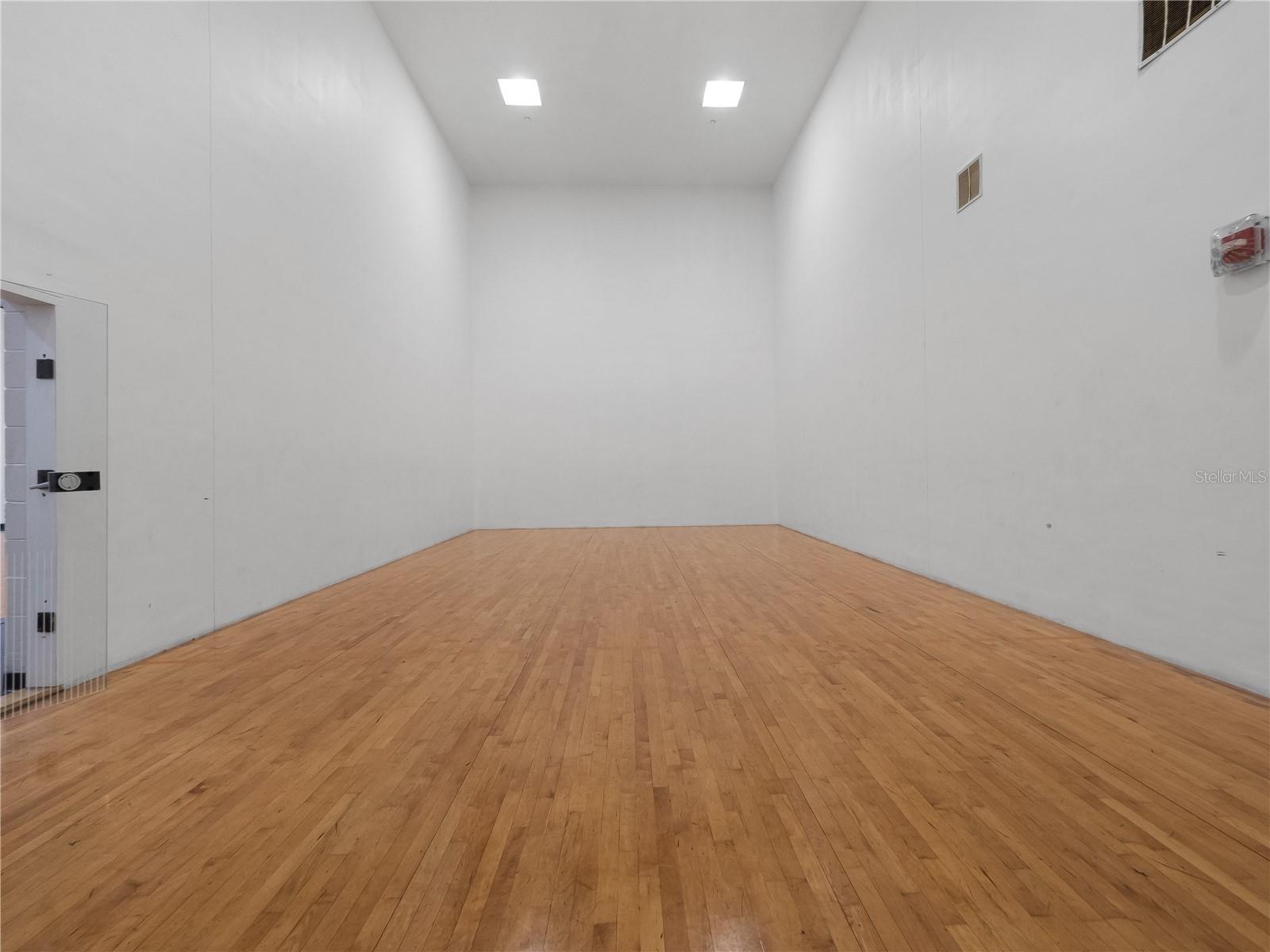 Clubhouse Raquetball room