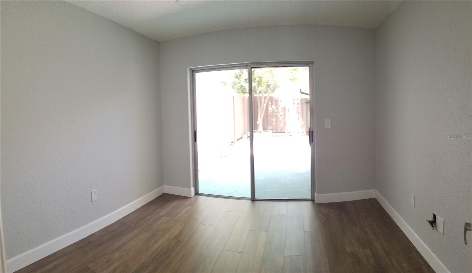 Access to enclosed garden from bedroom