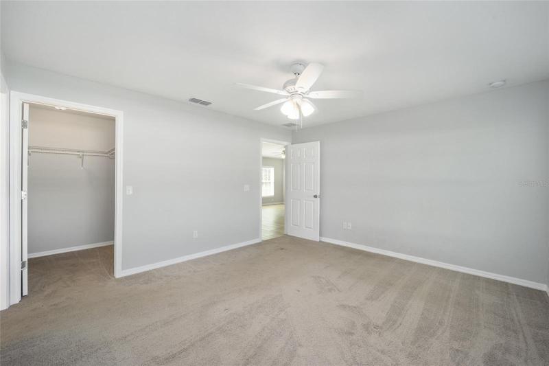 Primary Bedroom with walk in closet
