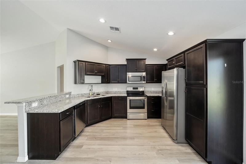You will love all the cabinets in this kitchen!