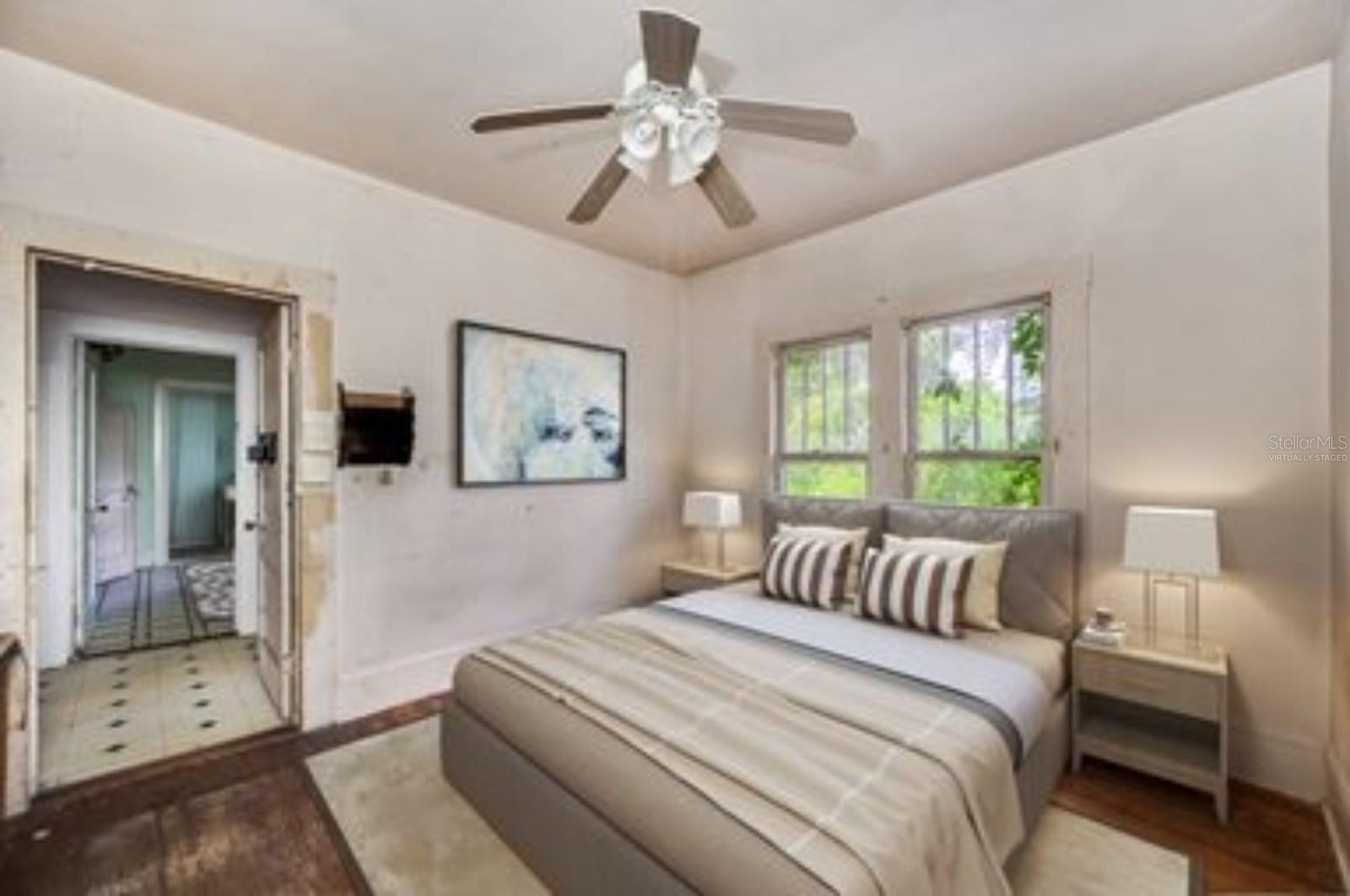 "Virtually Staged" Bedroom 2