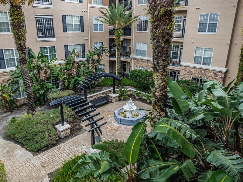 BALCONY COURTYARD VIEW