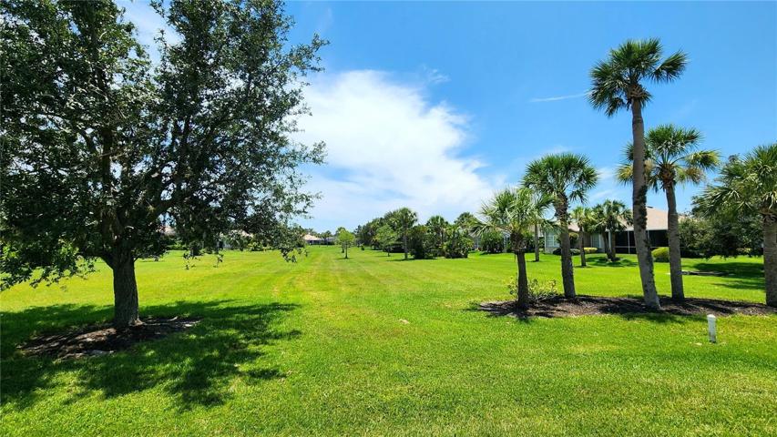 Expansive view of green space