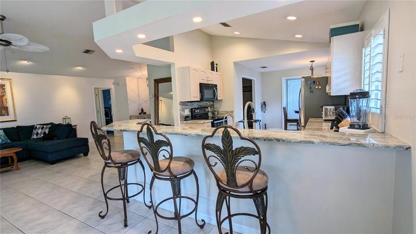 Breakfast bar