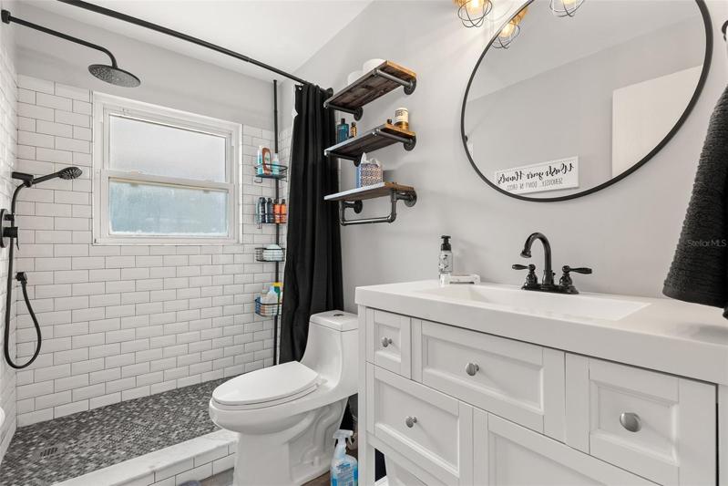 Updated bath and shower