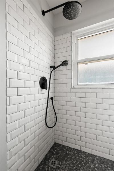 Newly updated bath and shower