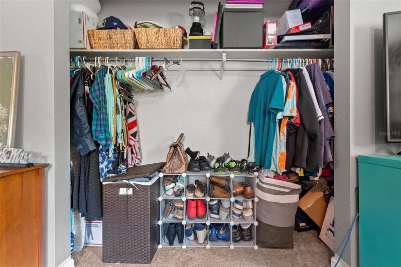 Closet in Master bedroom