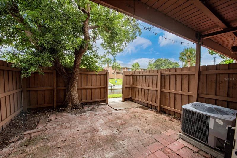 Back yard patio