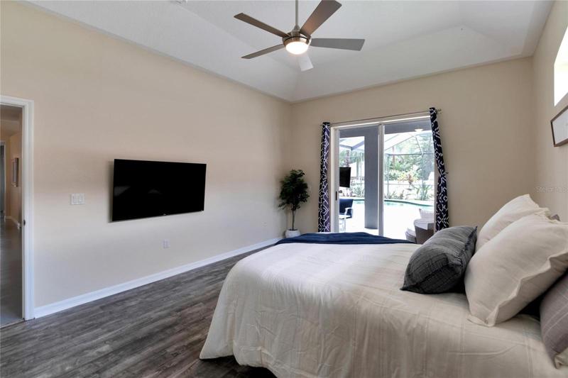Master Suite with private pool access