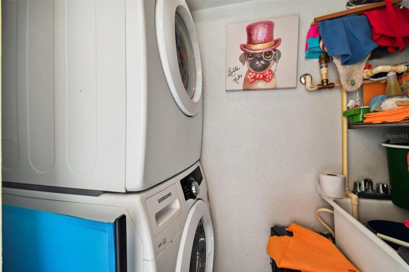 WASHER & DRYER AND UTILITY SINK