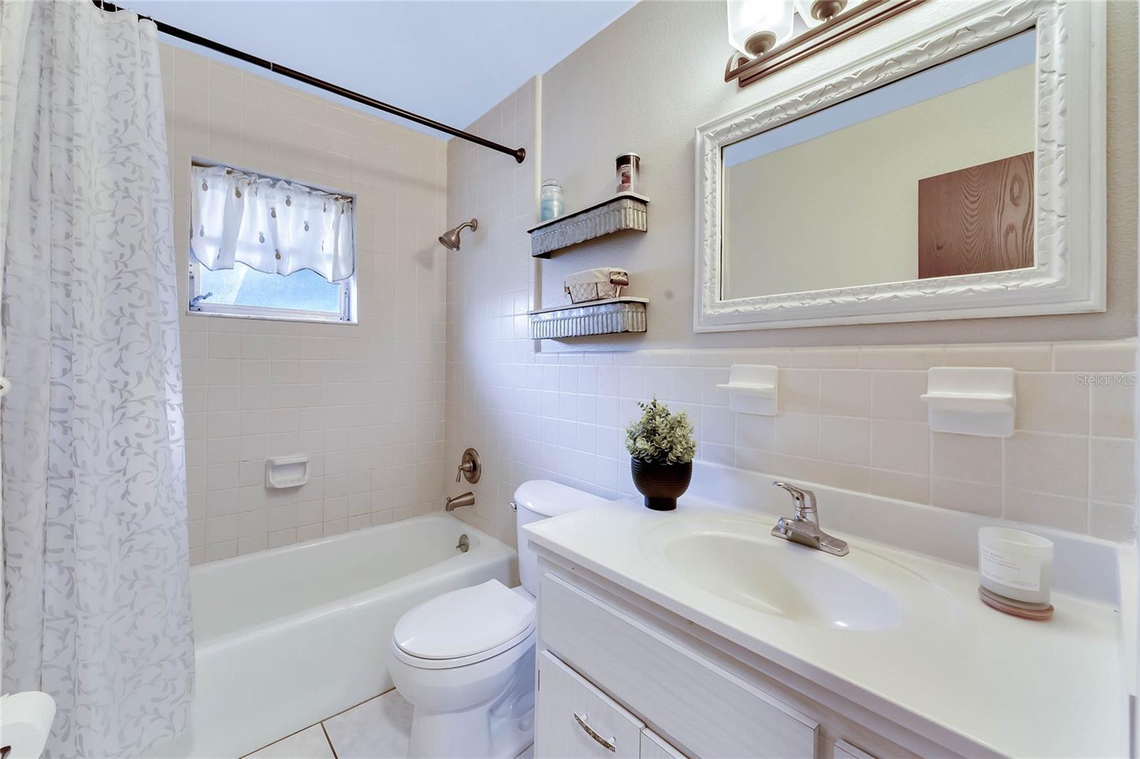 Hallway bathroom