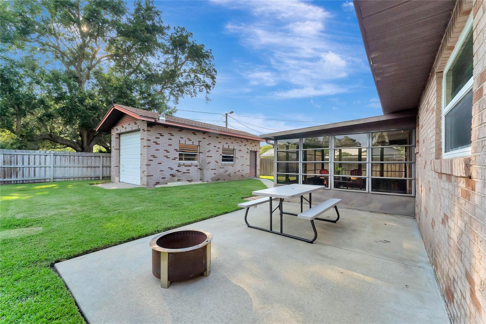 Second outside patio