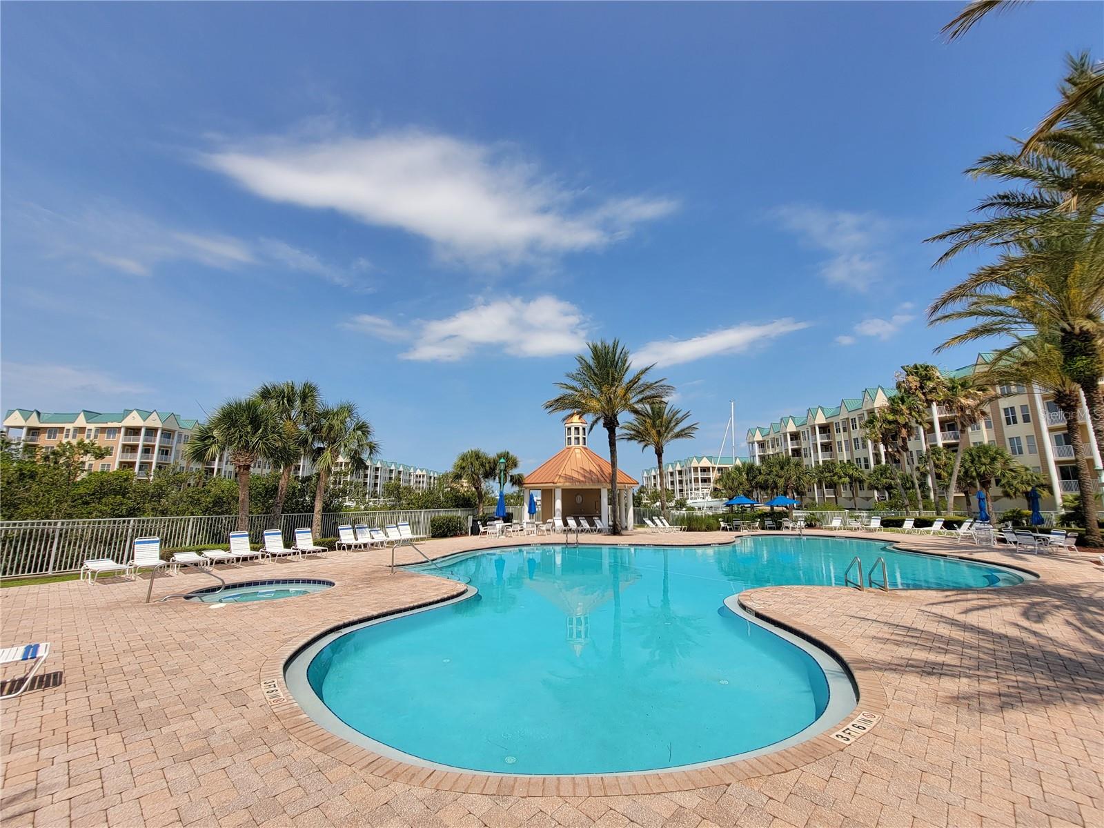 Resort Style Pool, Clubhouse and Restaurant Adjacent To Your Building