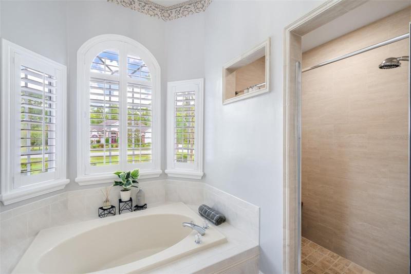 Separate Tub/Shower