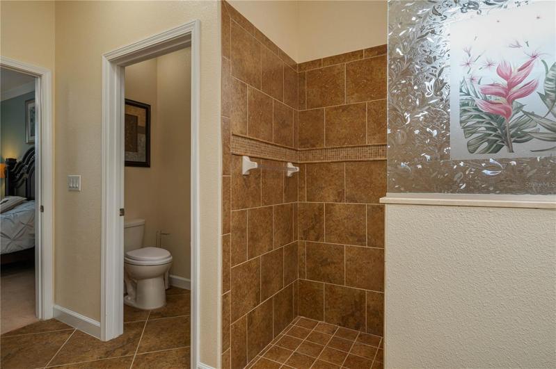 Walk in shower