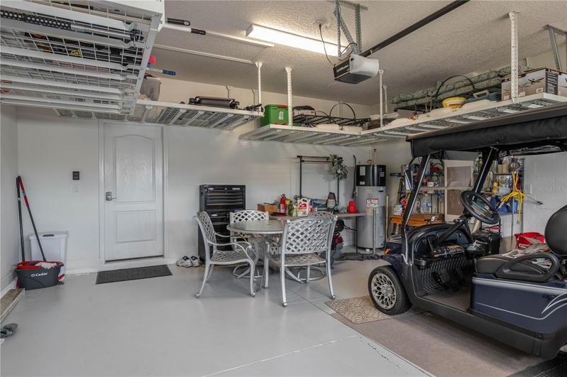 Lots of overhead storage
