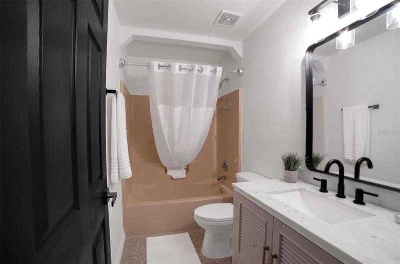 updated hall bath