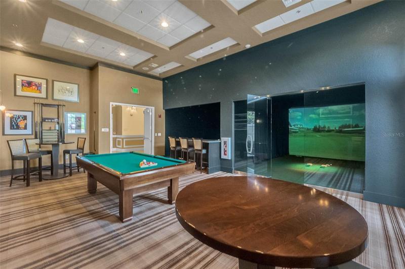 Pool, Movies, Golf Simulator anyone?