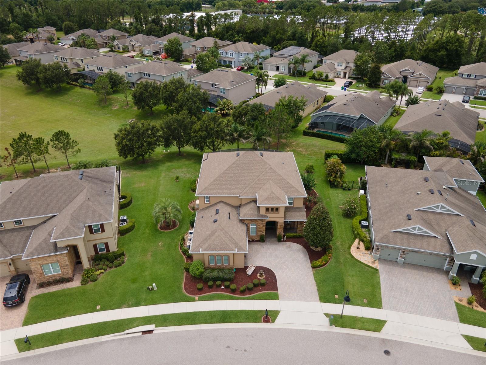 Aerial View of Surrounding Neighborhood