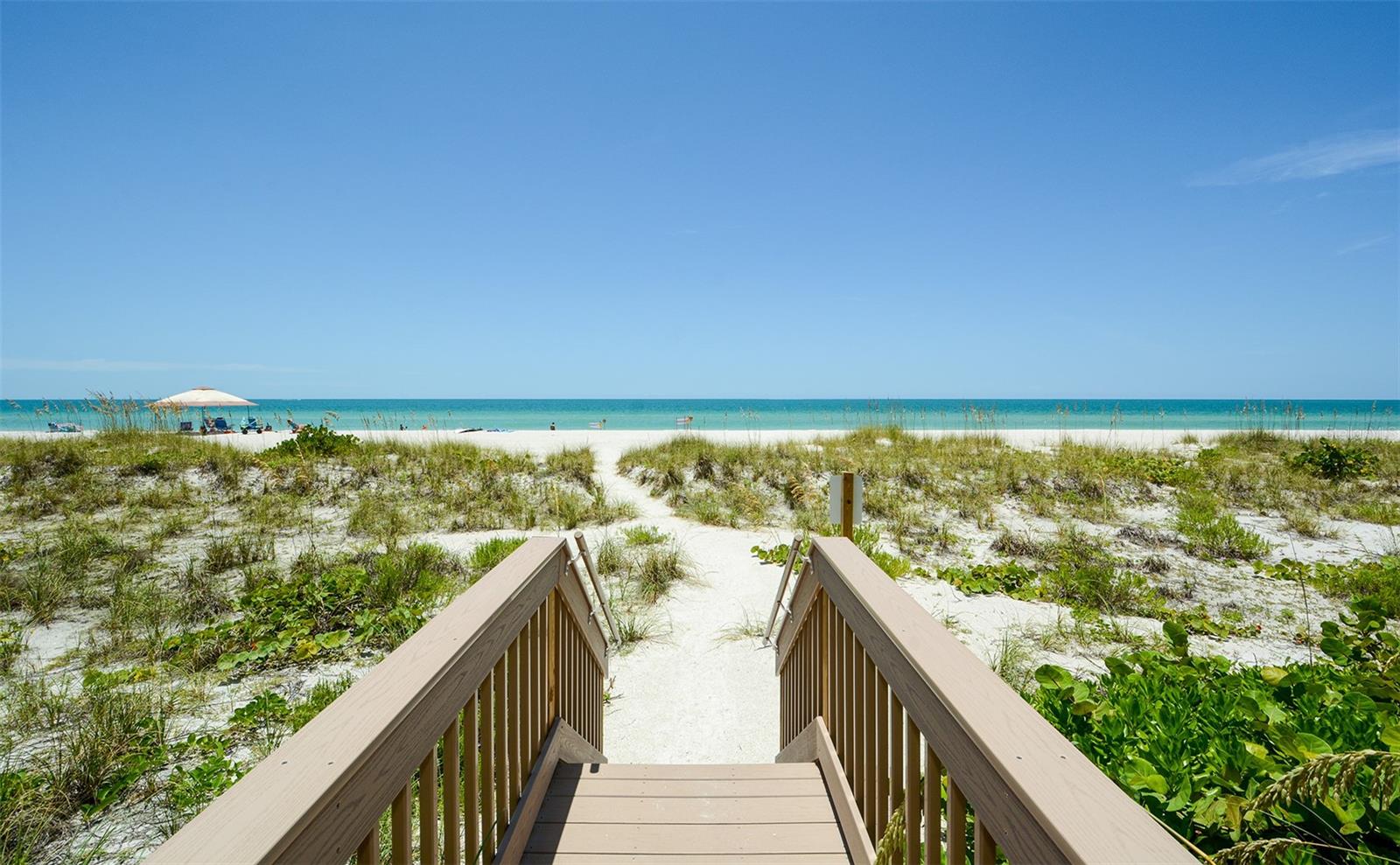 direct beach and gulf access