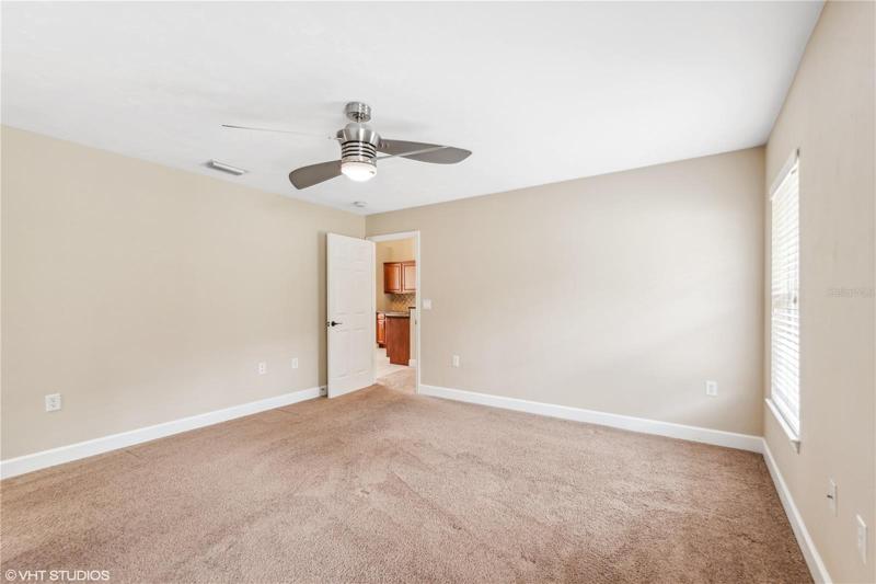 Master bedroom looking out