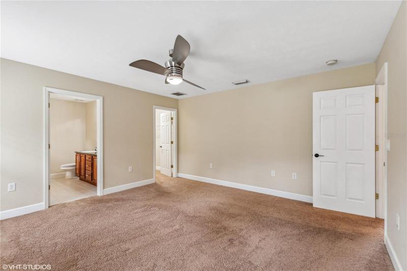 Master bedroom with walk-in