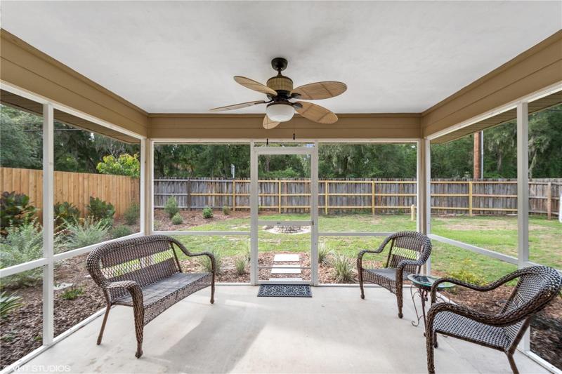 Screened porch