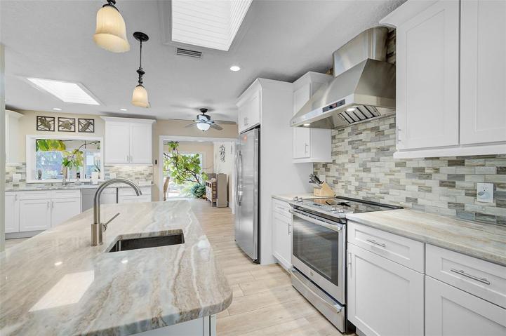 Lots of cabinets and counter space
