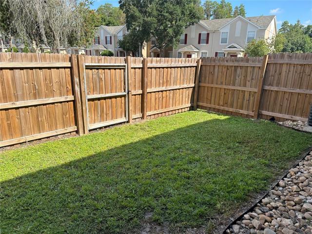Private Fenced Backyard