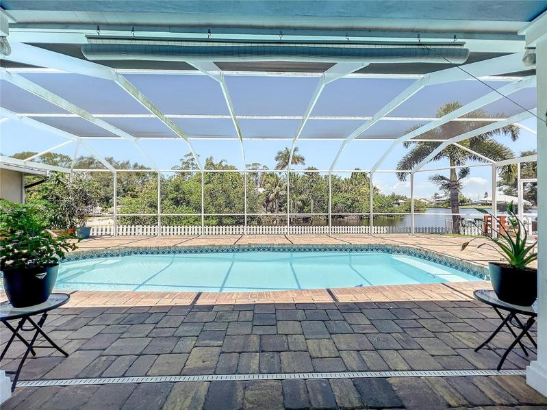 Huge screened-in pool and back lanai area
