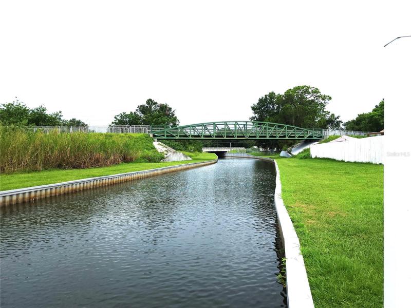 the bridge you see is a walking and biking path