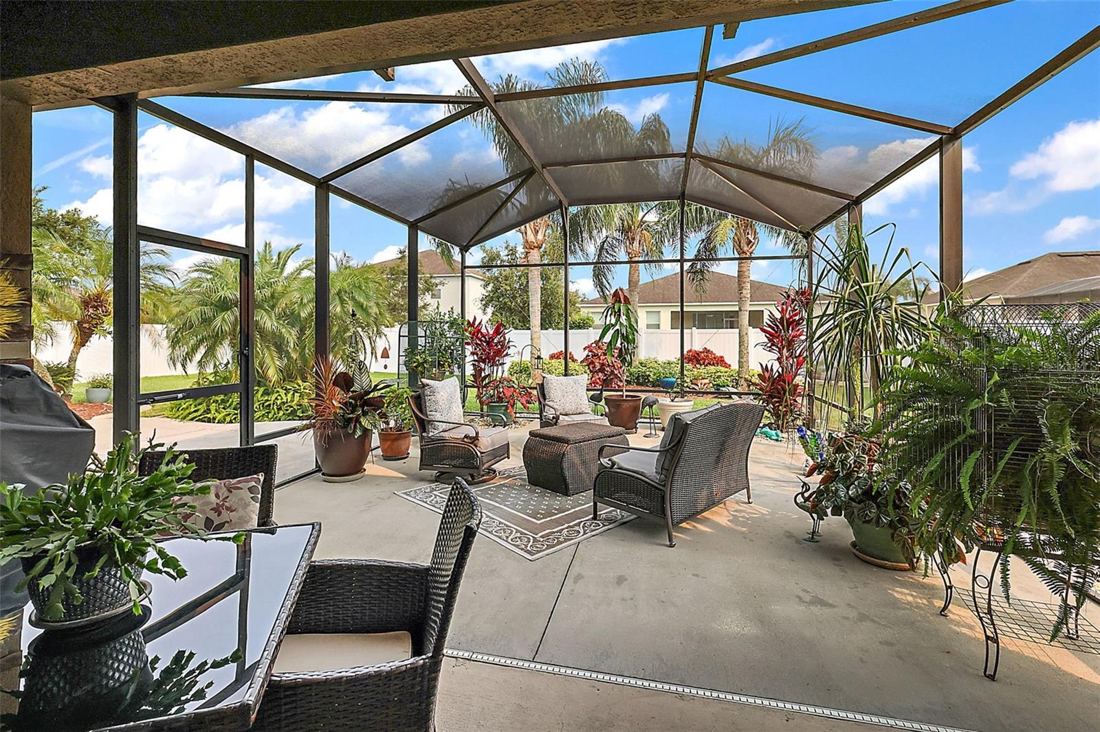 Serene and Tranquil enclosed Lanai