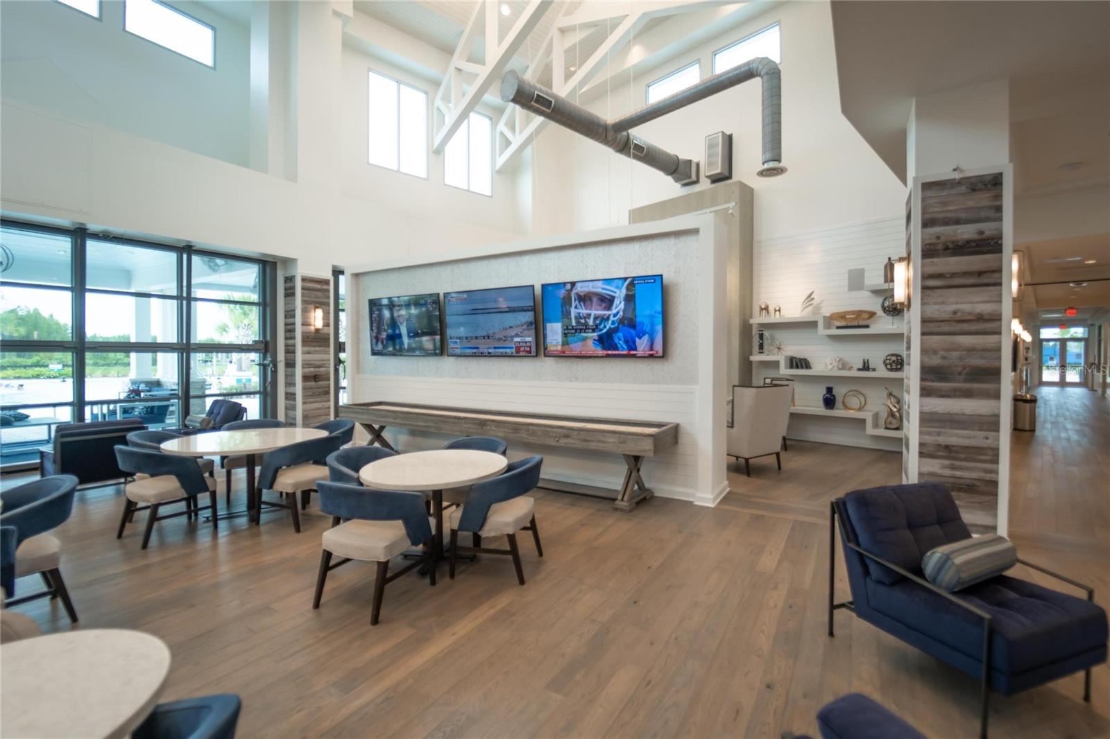 clubhouse eating area