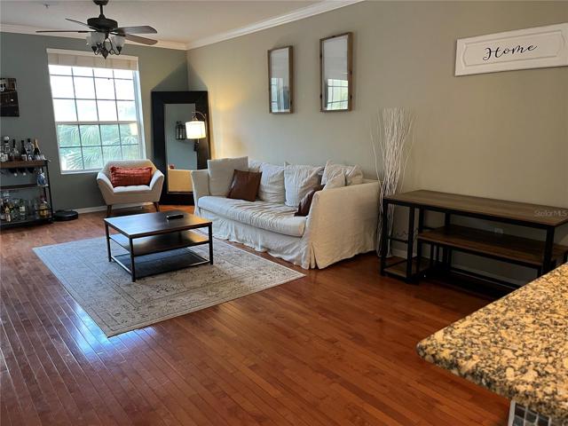 2nd floor stagged living room