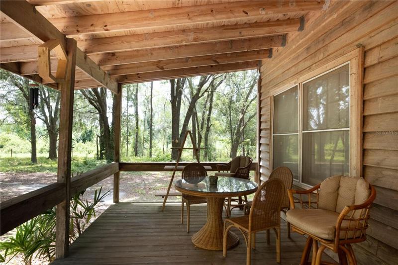Large front porch